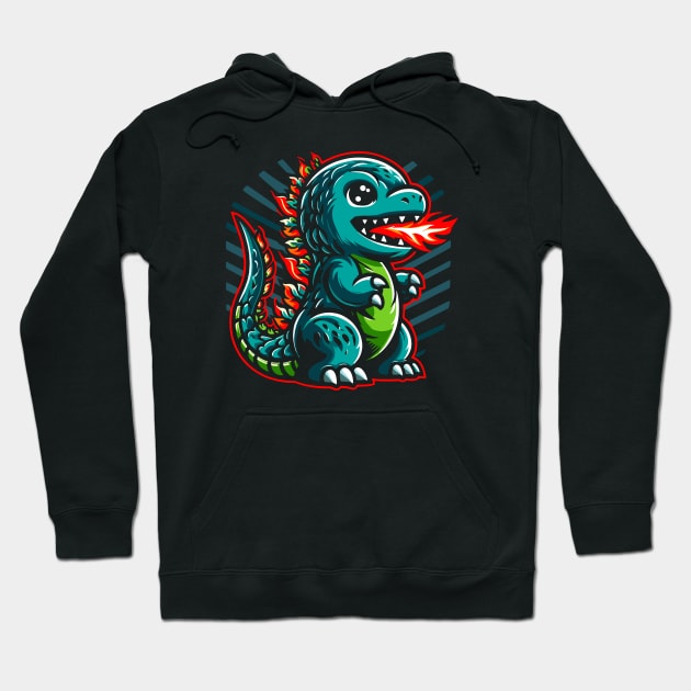 Godzilla Hoodie by Rizstor